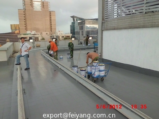 Chine Revêtement imperméable de Polyaspartic Projet-Imperméable du toit de place de Macao fournisseur